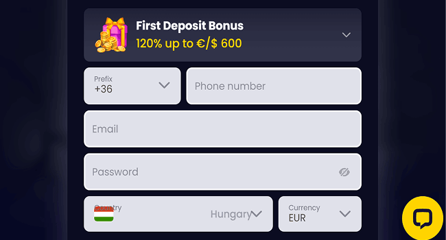 Regisztrálj egy új fiókot