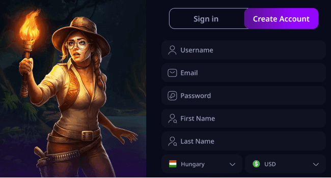 Regisztrálj egy új fiókot